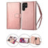 Samsung Galaxy S23 Ultra 2 IN 1 Leather Wallet Case with 9 Credit Card Slots and Removable Back Cover