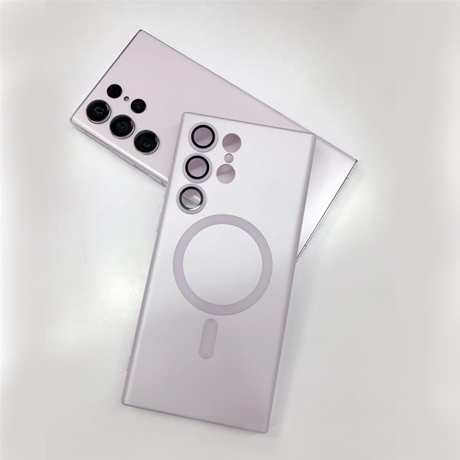 Samsung Galaxy S23 Ultra Magnetic soft silicone with lens protective film case