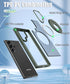 Samsung Galaxy S23 Ultra Hollow Out Ring Rotating Magnetic Suction Bracket Protective Sleeve Case