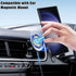 Samsung Galaxy S23 Ultra Electroplated Magnetic Transparent Anti Drop Bracket Ring Phone Case