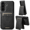 Samsung Galaxy S24 Plus Magnetic PU Leather Wallet Card Slot Case Wireless Charging