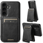 Samsung Galaxy S24 Plus Magnetic PU Leather Wallet Card Slot Case Wireless Charging