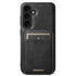 Samsung Galaxy S24 Plus Magnetic PU Leather Wallet Card Slot Case Wireless Charging