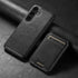 Samsung Galaxy S24 Magnetic PU Leather Wallet Card Slot Case Wireless Charging