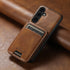 Samsung Galaxy S24 Plus Magnetic PU Leather Wallet Card Slot Case Wireless Charging