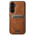 Samsung Galaxy S24 Plus Magnetic PU Leather Wallet Card Slot Case Wireless Charging