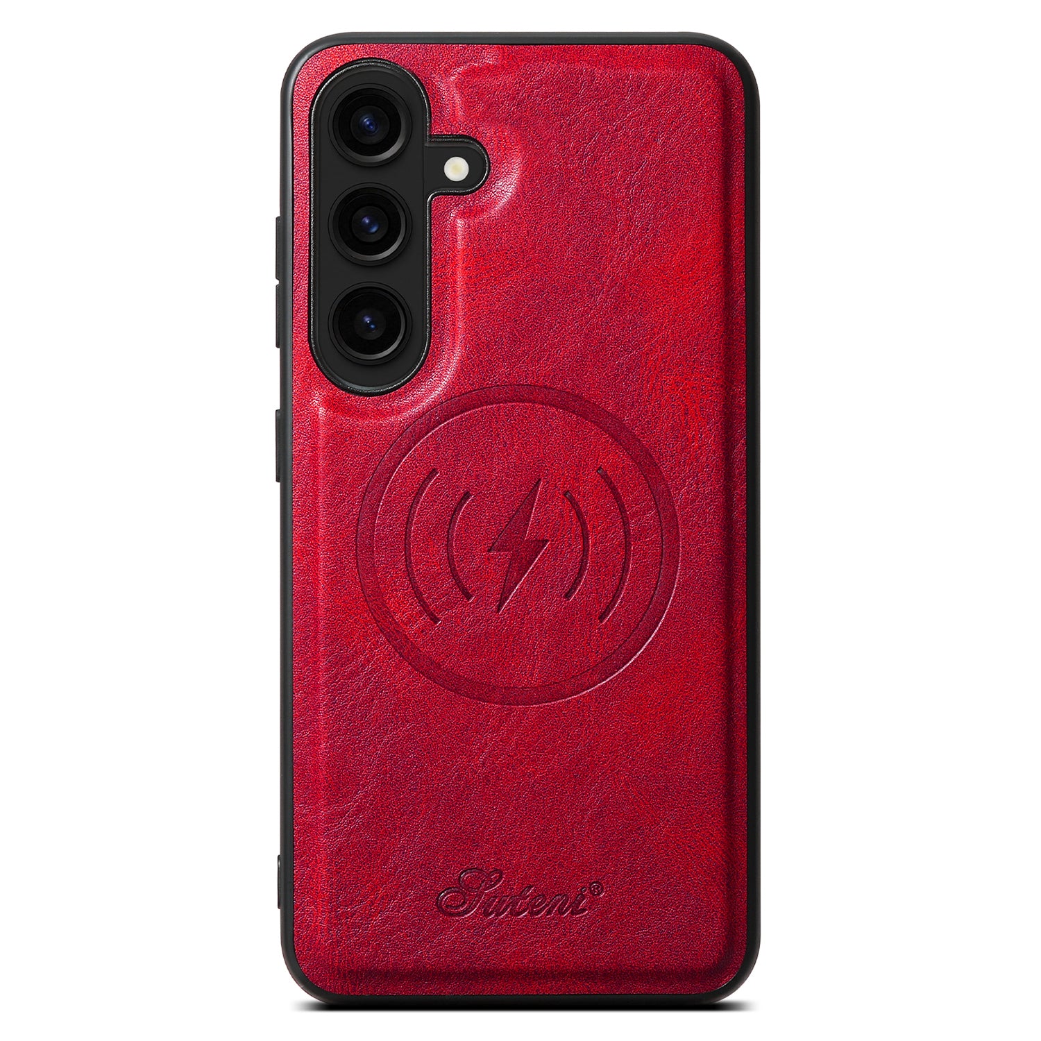 Samsung Galaxy S24 Magnetic PU Leather Wallet Card Slot Case Wireless Charging