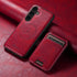 Samsung Galaxy S24 Magnetic PU Leather Wallet Card Slot Case Wireless Charging