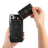 Samsung Galaxy S24 Plus Shockproof，Anti-Fall Protective Case with Card Slots Ring Buckle Loop Strap Wallet Kickstand Cover