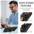 Samsung Galaxy S24 Shockproof，Anti-Fall Protective Case with Card Slots Ring Buckle Loop Strap Wallet Kickstand Cover
