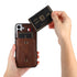 Samsung Galaxy S24 Plus Shockproof，Anti-Fall Protective Case with Card Slots Ring Buckle Loop Strap Wallet Kickstand Cover