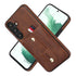 Samsung Galaxy S24 Shockproof，Anti-Fall Protective Case with Card Slots Ring Buckle Loop Strap Wallet Kickstand Cover