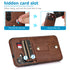 Samsung Galaxy S24 Shockproof，Anti-Fall Protective Case with Card Slots Ring Buckle Loop Strap Wallet Kickstand Cover