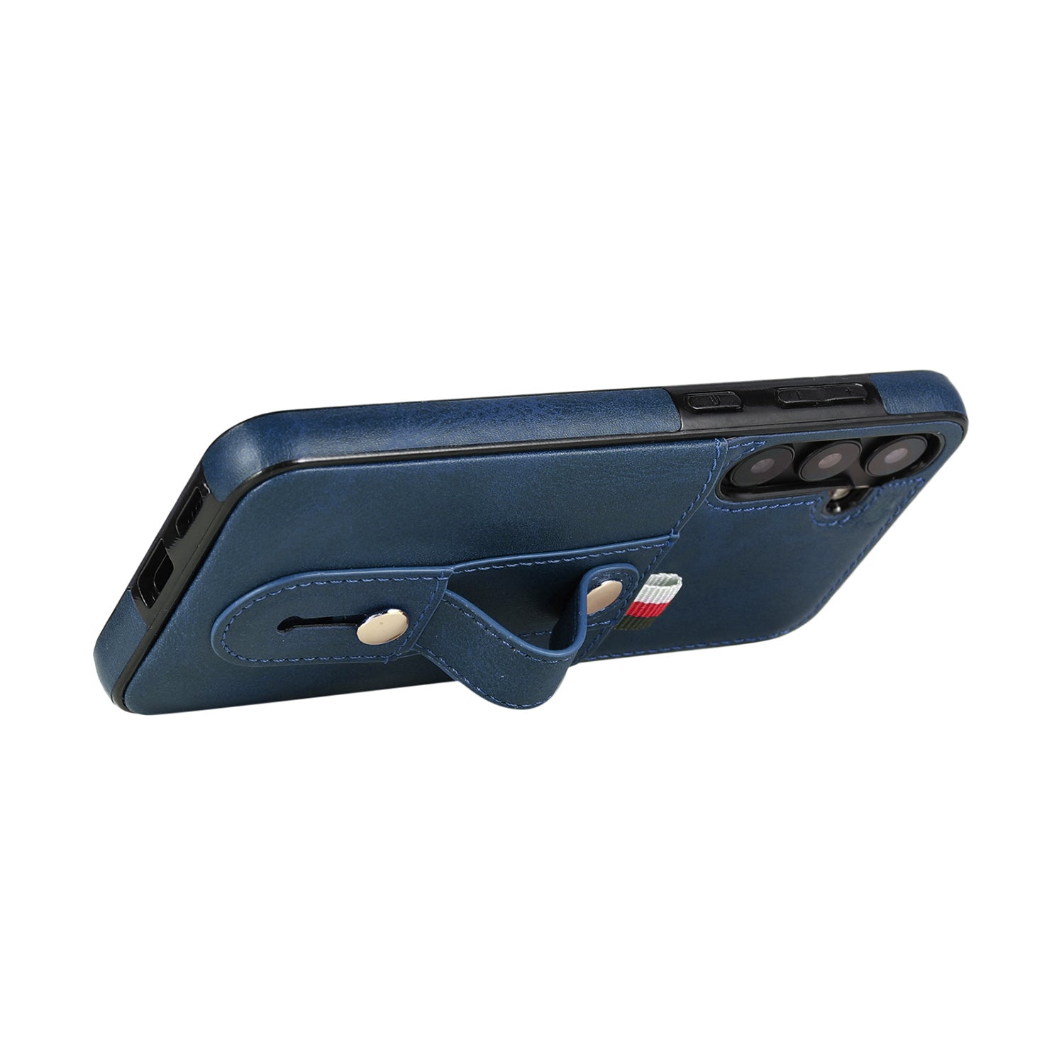 Samsung Galaxy S24 Plus Shockproof，Anti-Fall Protective Case with Card Slots Ring Buckle Loop Strap Wallet Kickstand Cover