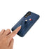 Samsung Galaxy S24 Shockproof，Anti-Fall Protective Case with Card Slots Ring Buckle Loop Strap Wallet Kickstand Cover