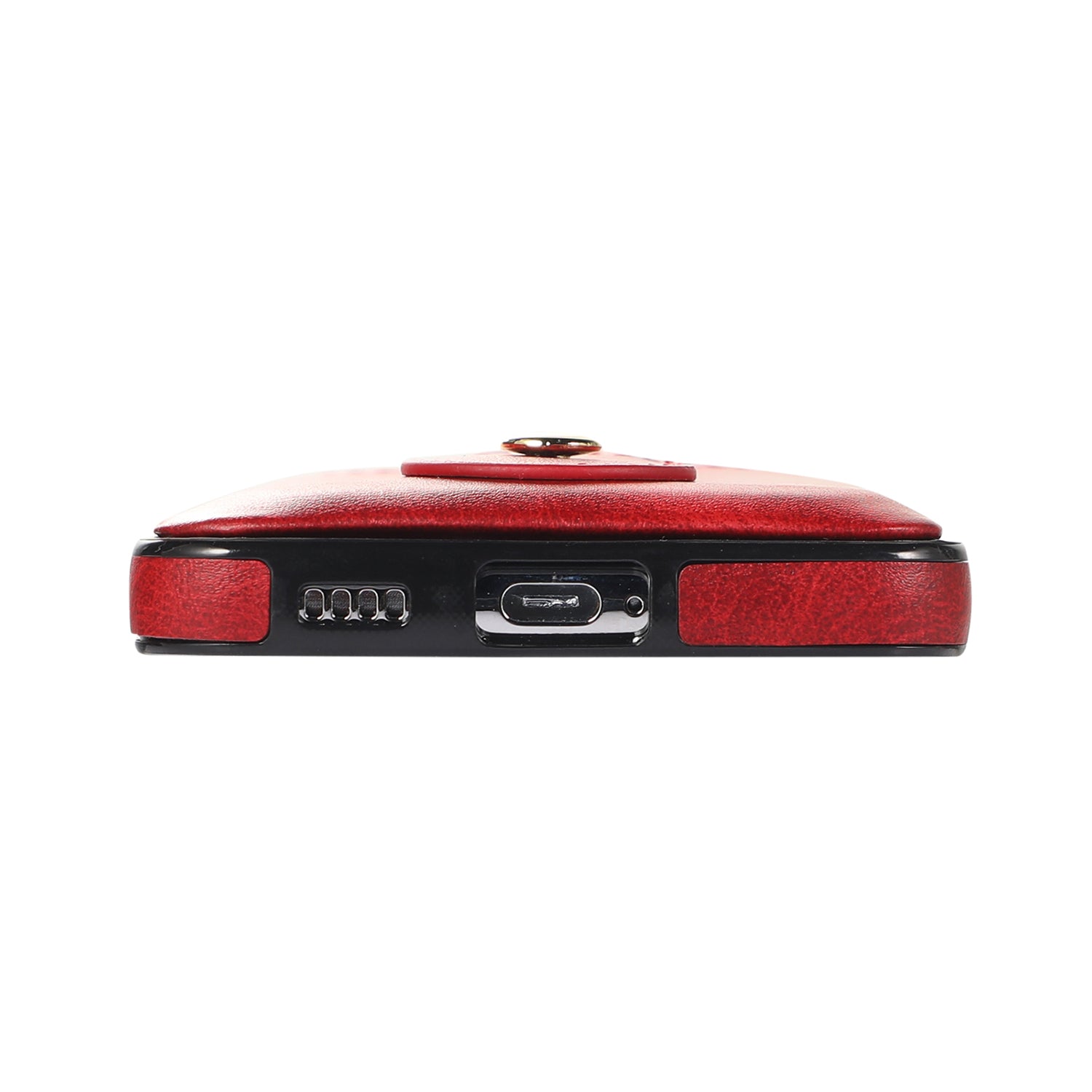 Samsung Galaxy S24 Shockproof，Anti-Fall Protective Case with Card Slots Ring Buckle Loop Strap Wallet Kickstand Cover