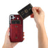 Samsung Galaxy S24 Plus Shockproof，Anti-Fall Protective Case with Card Slots Ring Buckle Loop Strap Wallet Kickstand Cover