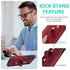 Samsung Galaxy S24 Shockproof，Anti-Fall Protective Case with Card Slots Ring Buckle Loop Strap Wallet Kickstand Cover