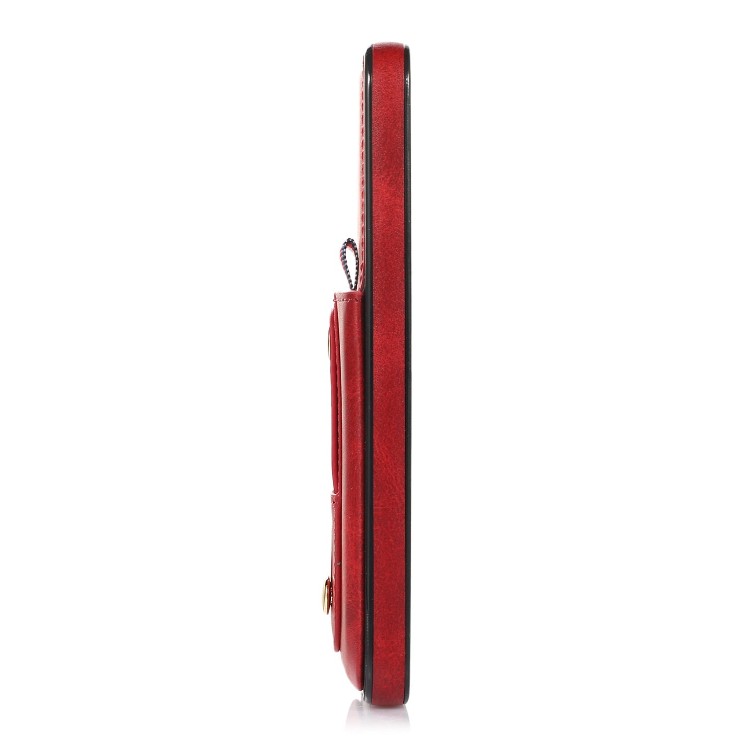 Samsung Galaxy S24 Plus Shockproof，Anti-Fall Protective Case with Card Slots Ring Buckle Loop Strap Wallet Kickstand Cover