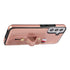 Samsung Galaxy S24 Shockproof，Anti-Fall Protective Case with Card Slots Ring Buckle Loop Strap Wallet Kickstand Cover