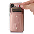 Samsung Galaxy S24 Plus Shockproof，Anti-Fall Protective Case with Card Slots Ring Buckle Loop Strap Wallet Kickstand Cover