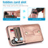 Samsung Galaxy S24 Shockproof，Anti-Fall Protective Case with Card Slots Ring Buckle Loop Strap Wallet Kickstand Cover