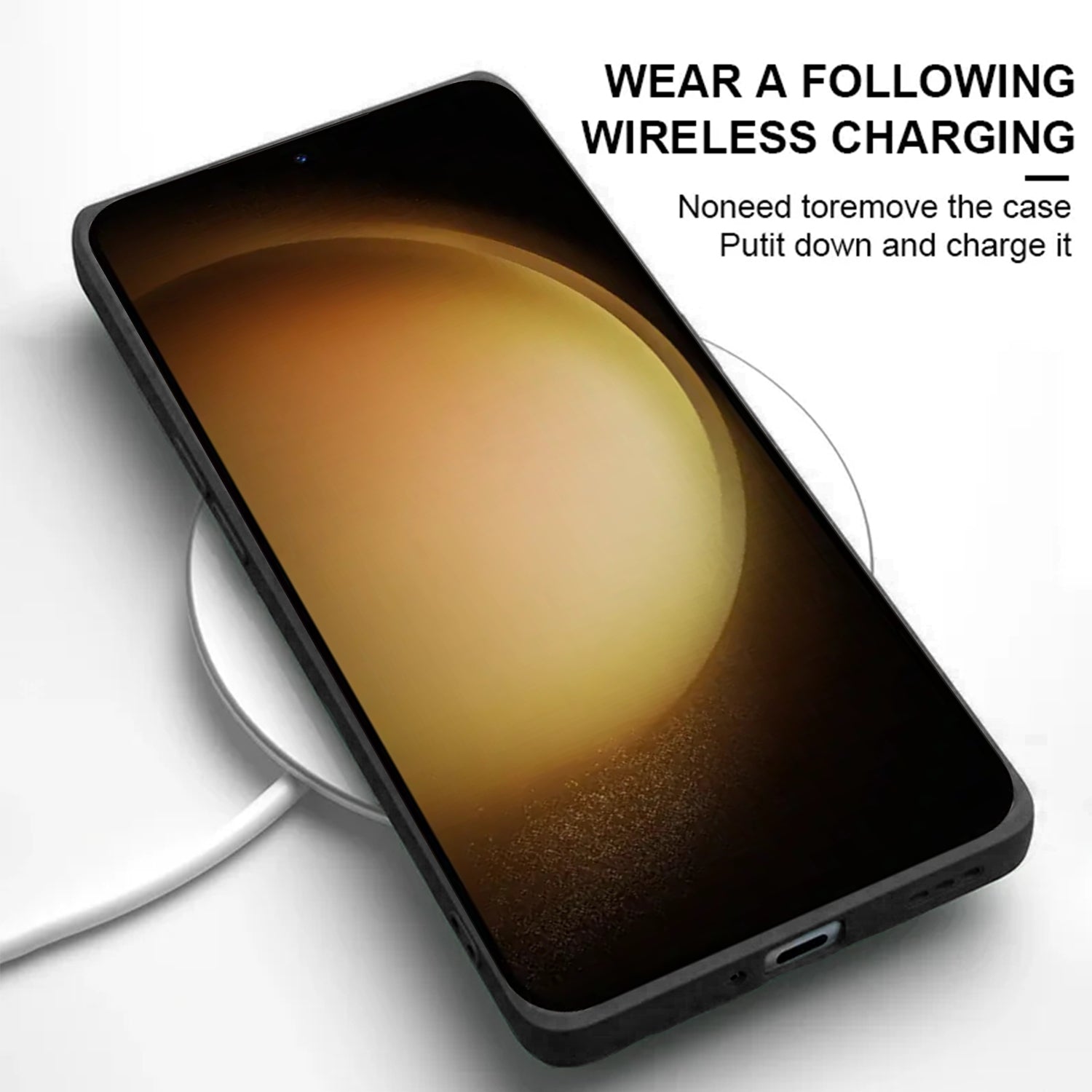 Samsung Galaxy S24 Soft Silicone Full Camera Protection&Anti-Scratch Microfiber