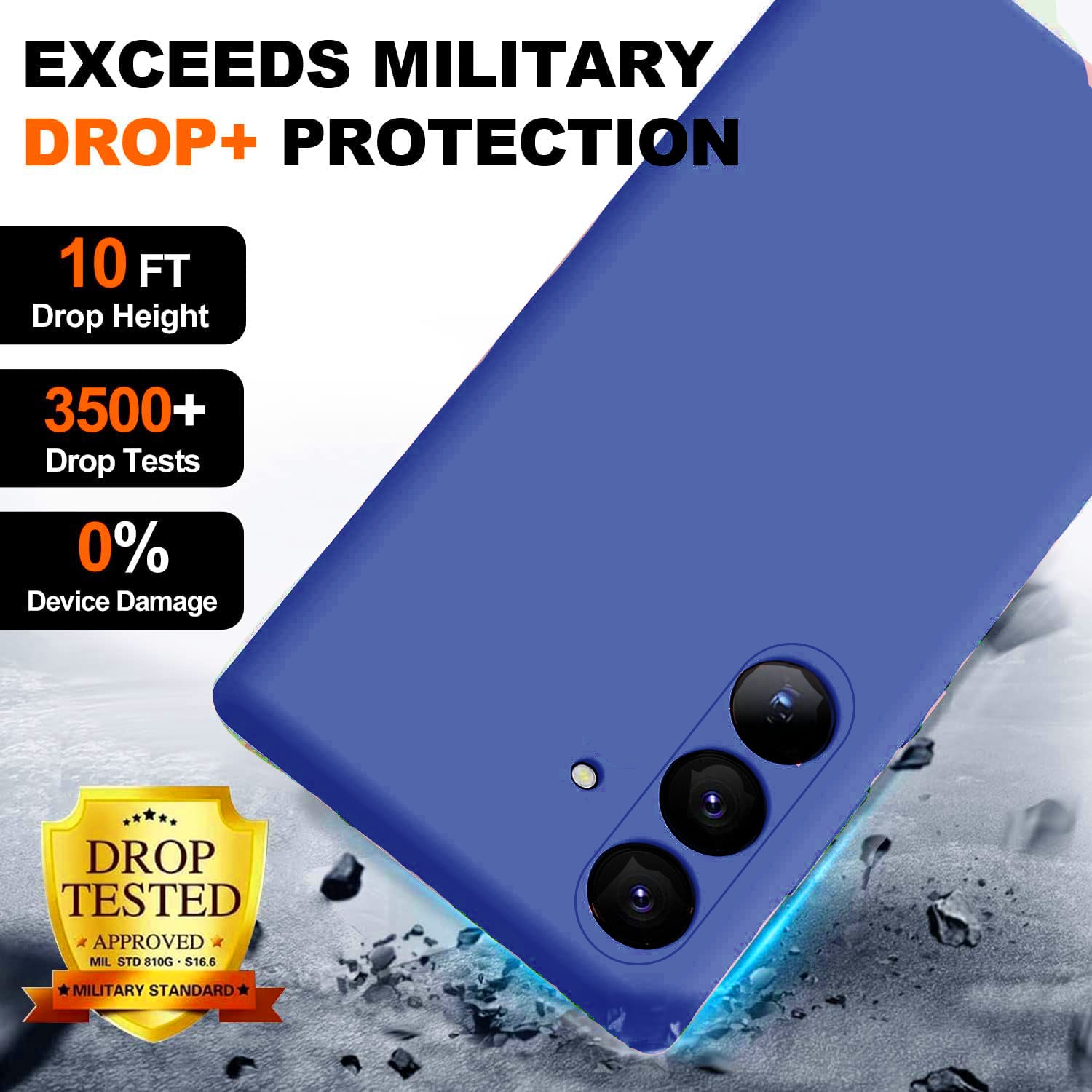 Samsung Galaxy S24 Soft Silicone Full Camera Protection&Anti-Scratch Microfiber