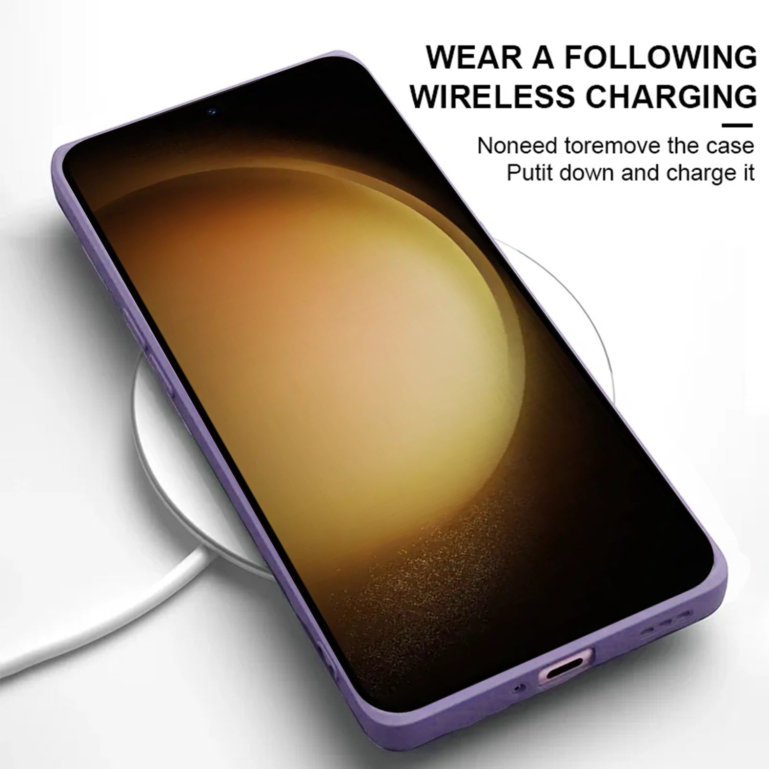 Samsung Galaxy S24 Soft Silicone Full Camera Protection&Anti-Scratch Microfiber