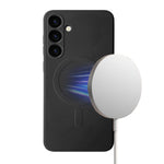 Samsung Galaxy S24 Liquid Silicone Case Cover Magnetic Attraction Wireless Charging