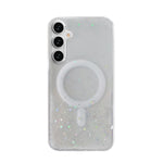 Samsung Galaxy S24 Luxury Sparkly Cover for , Clear Shockproof Silicone Bumper Case