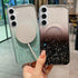 Samsung Galaxy S24 Luxury Sparkly Cover for , Clear Shockproof Silicone Bumper Case
