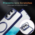 Samsung Galaxy S24 Rotating Metal Frame Magnetic Phone Case