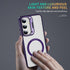 Samsung Galaxy S24 Plus Rotating Metal Frame Magnetic Phone Case