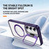 Samsung Galaxy S24 Rotating Metal Frame Magnetic Phone Case
