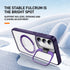 Samsung Galaxy S24 Plus Rotating Metal Frame Magnetic Phone Case