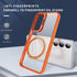Samsung Galaxy S24 Plus Rotating Metal Frame Magnetic Phone Case