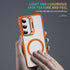 Samsung Galaxy S24 Rotating Metal Frame Magnetic Phone Case