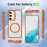 Samsung Galaxy S24 Rotating Metal Frame Magnetic Phone Case