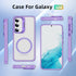 Samsung Galaxy S24 Rotating Metal Frame Magnetic Phone Case