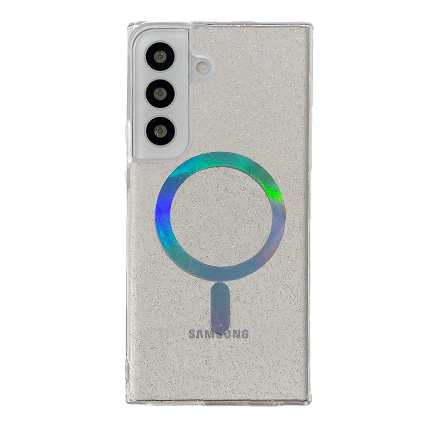 Samsung Galaxy S24 Magsafe Magnetic attraction Charging Clear Shockproof Colorful Shell Color Changing Protective Cove
