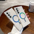 Samsung Galaxy S24 Magsafe Magnetic attraction Charging Clear Shockproof Colorful Shell Color Changing Protective Cove