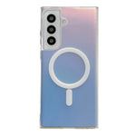 Samsung Galaxy S24 Plus Magsafe Magnetic attraction Charging Clear Shockproof Colorful Shell Color Changing Protective Cove
