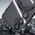 Samsung Galaxy S24 Electroplating Bracket Magnetic Protective Cover mobile Phone Case