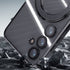Samsung Galaxy S24 Plus Electroplating Bracket Magnetic Protective Cover mobile Phone Case