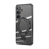 Samsung Galaxy S24 Plus Electroplating Bracket Magnetic Protective Cover mobile Phone Case