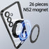 Samsung Galaxy S24 Electroplating Bracket Magnetic Protective Cover mobile Phone Case