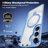 Samsung Galaxy S24 Transparent Magnetic Attraction Holder Mobile Phone Case