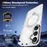 Samsung Galaxy S24 Transparent Magnetic Attraction Holder Mobile Phone Case