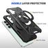 Samsung Galaxy S24 Magnetic with 360 Degree Rotating Ring Stand, Heavy Duty Phone Case